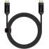 Mcdodo CA-7180 High Speed Braided Nylon HDMI 2.0 Cable, Full HD 1080p, HDR, HDCP 2.2,4K UHD 2160p, for PS3 PS4 Xbox One 360 HDTV Apple TV, 2m - Black